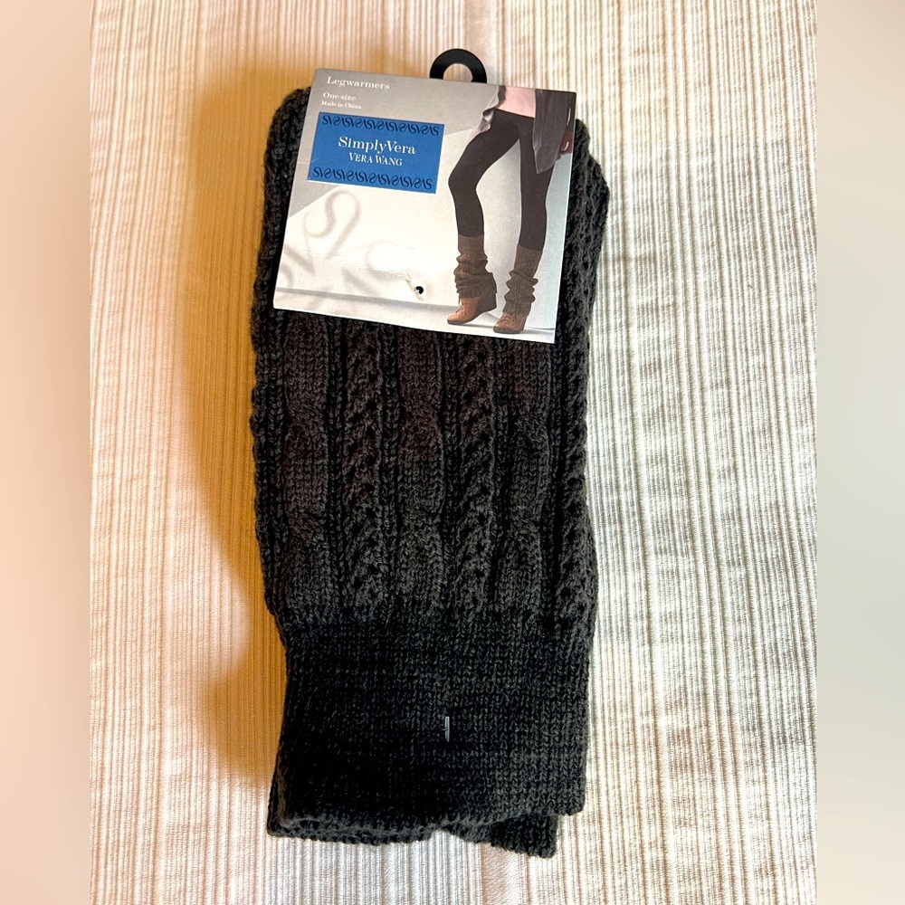 *NWT* Brown Simply Vera Legwarmers